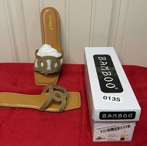 Bamboo Sandals  Nwt Size 7